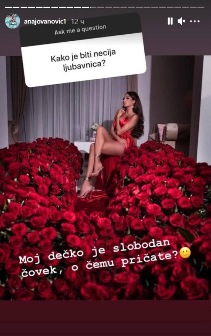 Tošićeva ljubavnica: 'Ne sramim se ničega i ne vodim lažni život'