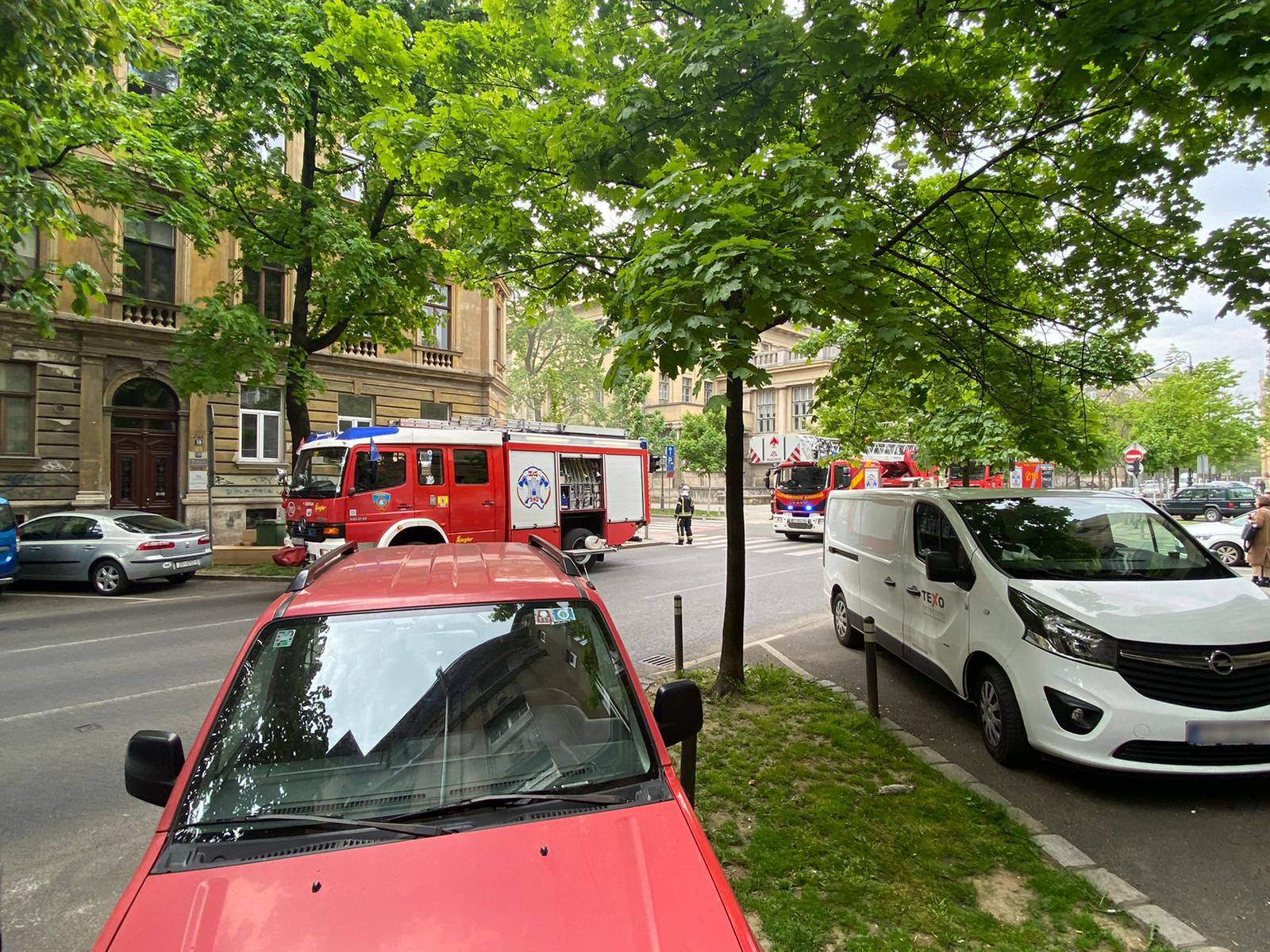 VIDEO Zapalila se ventilacija u restoranu u centru Zagreba