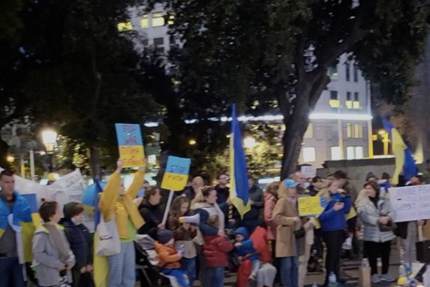 Stotine ljudi okupile su se u Barceloni pokazati podršku: 'Slava Ukrajini'
