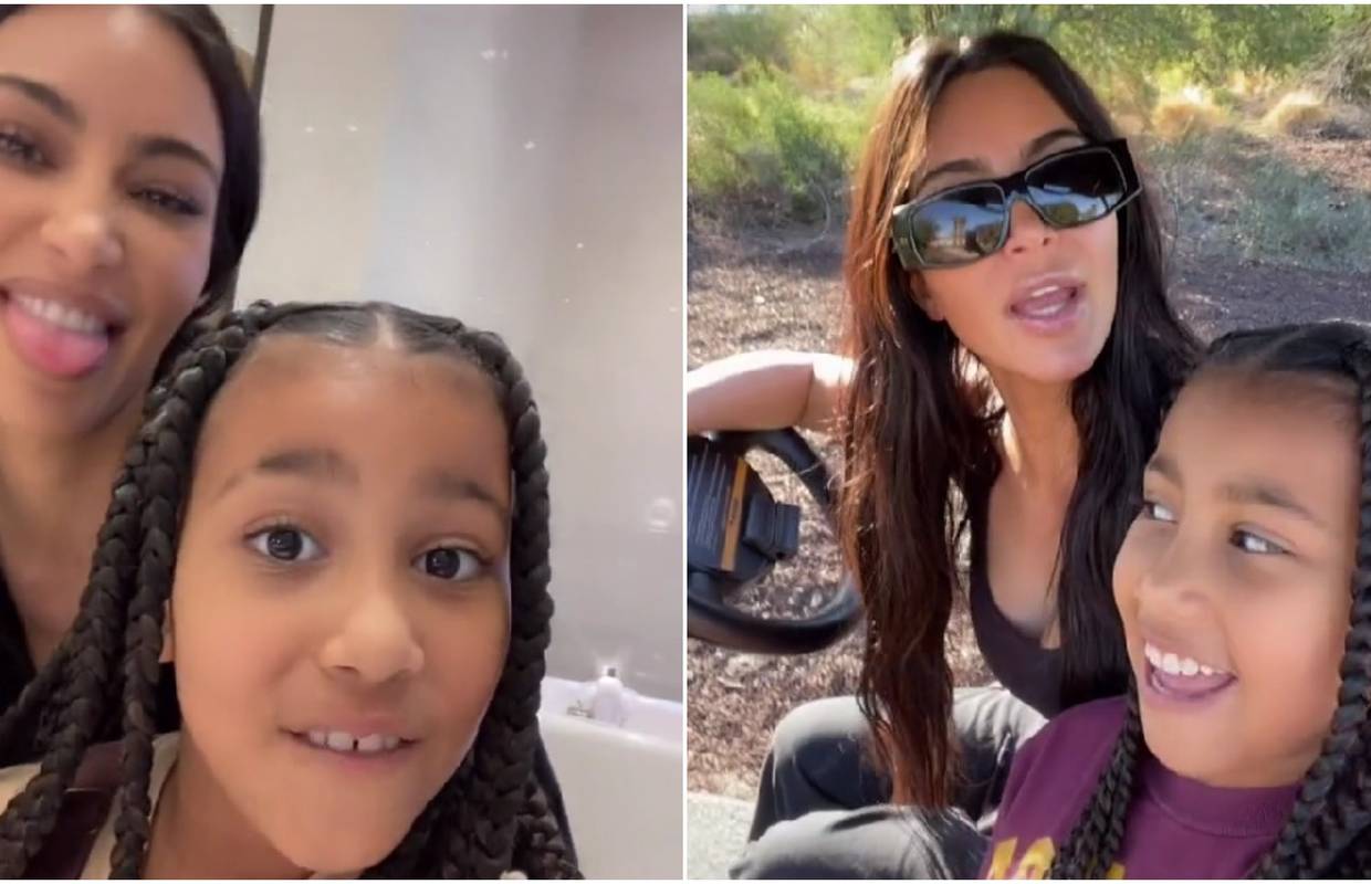 Kim Kardashian otvorila profil na TikToku s osmogodišnjom kćeri, već ih prati milijun ljudi