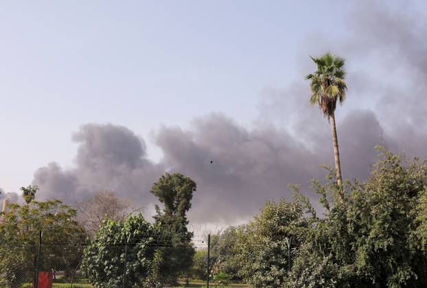 Smoke billows after Iranian attack, following United States and Israel strikes on Iran