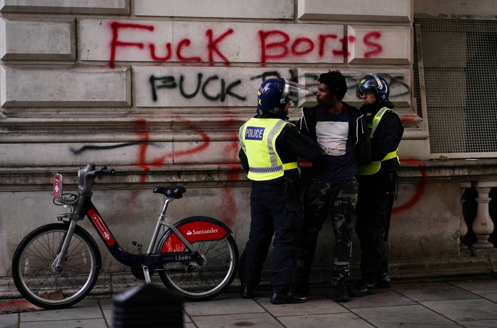 Protest against the death of George Floyd, in London