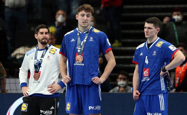 EHF 2022 Men's European Handball Championship - Placement Match 3/4 - France v Denmark