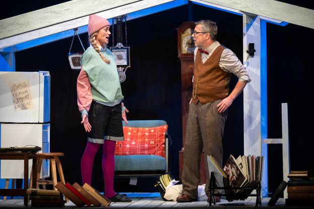 Zagreb: Svečana premijera Božićne predstave "A, gdje su lampice?" u kazalištu Trešnja