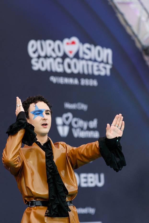 Eurovision Song Contest's 'Turquoise Carpet' event in Vienna