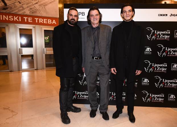 Zagreb: Poznati na premijeri mjuzikla "Ljepotica i zvijer"