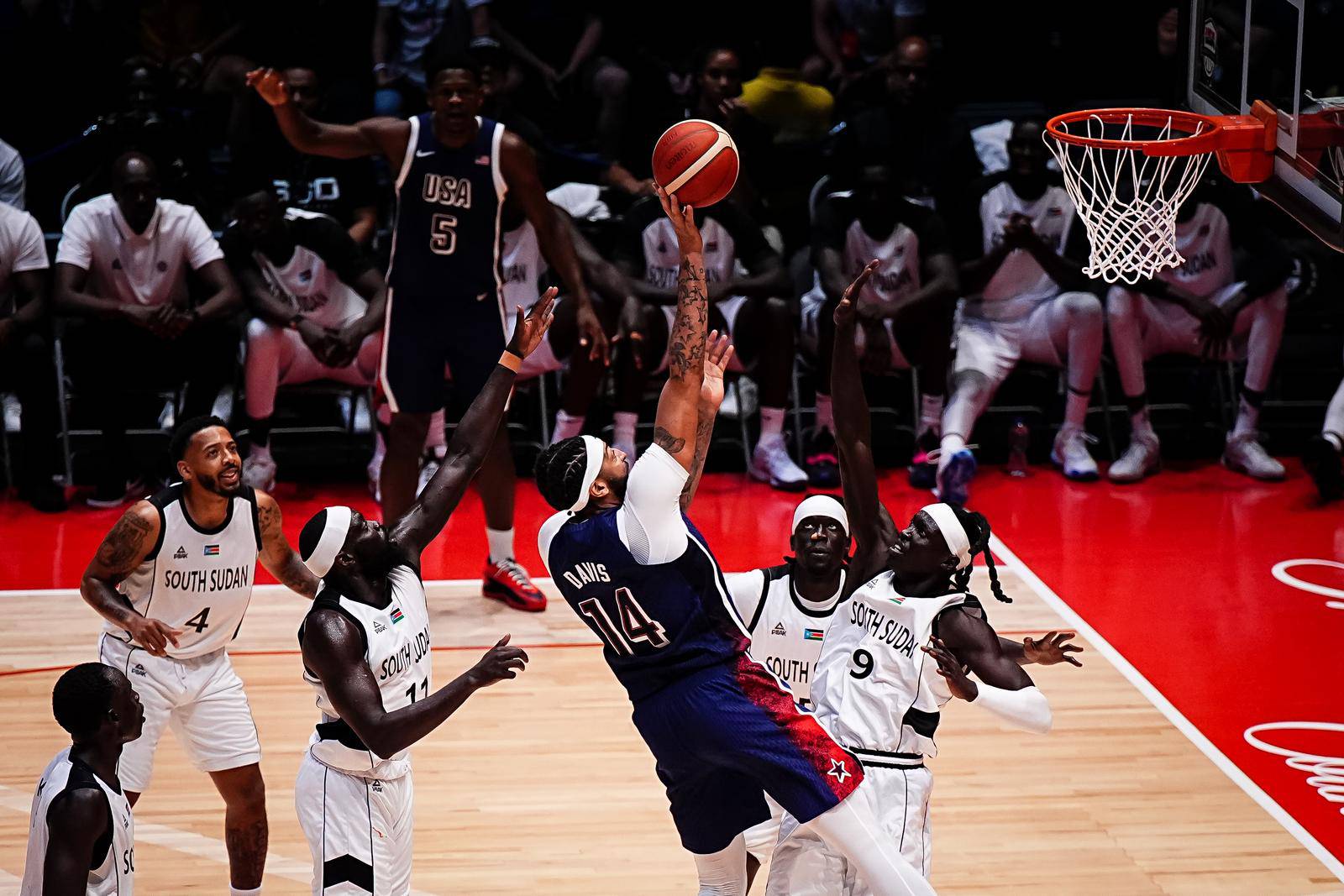 USA v South Sudan - USA Basketball Showcase - O2 Arena