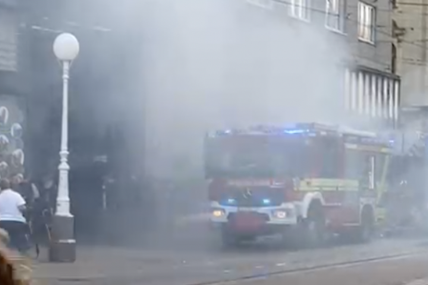 Požar na Trgu bana Jelačića