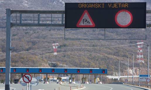 Vozači, oprez: Ceste zatvorene zbog jakog vjetra na Jadranu