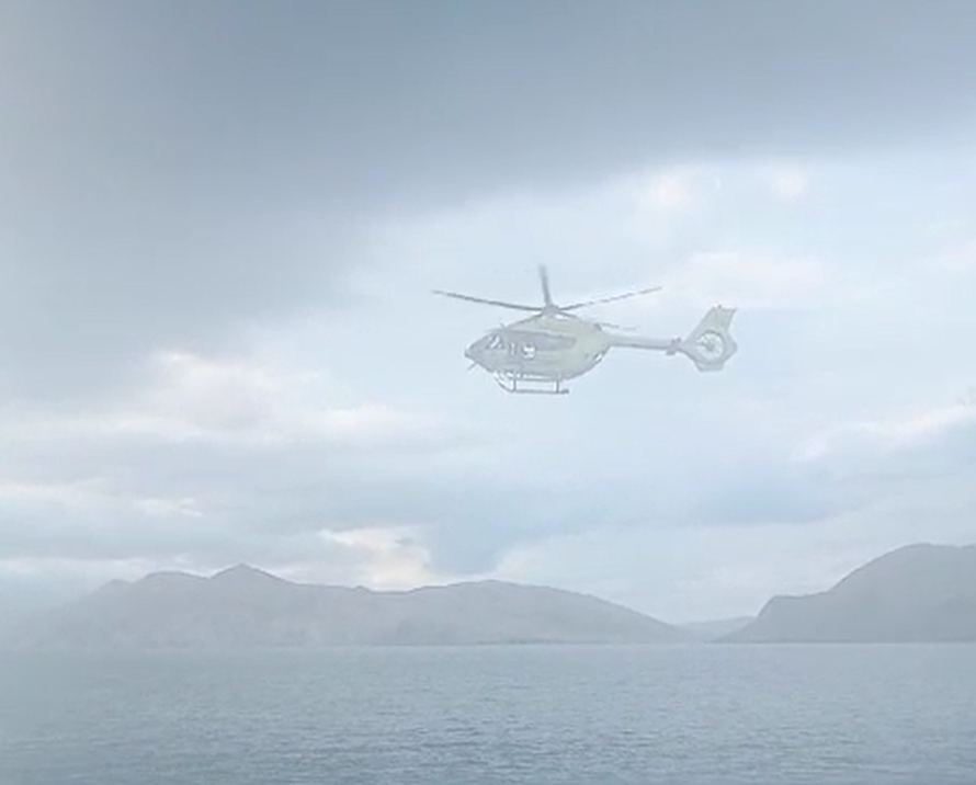 VIDEO Drama na Krku: Ženi je pozlilo u moru. Slali helikopter koji je sletio na mol. Umrla je