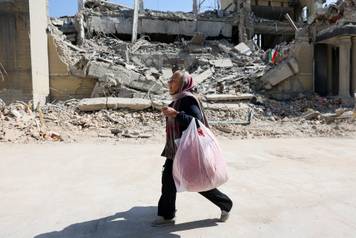Aftermath of a strike on a police station, amid the U.S.-Israeli conflict with Iran, in Tehran