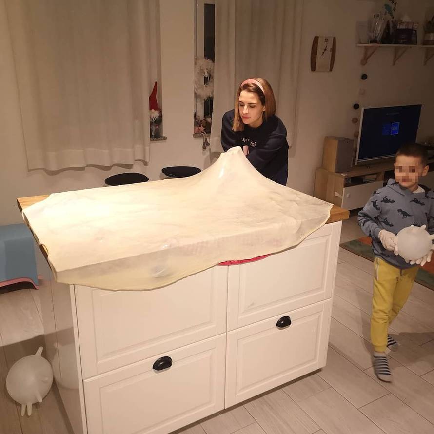 Pinčić pokazala kako razvlači tijesto: 'Ženo, nemaš granica'
