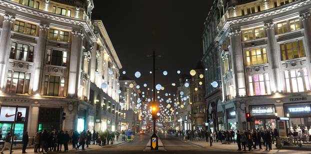 Oxford Street Christmas lights 2015 - London
