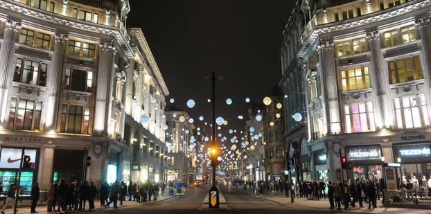 Oxford Street Christmas lights 2015 - London