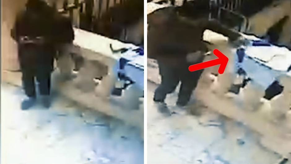 Objavili video: Drznik je ukrao Leicesterov dres iz ambasade!