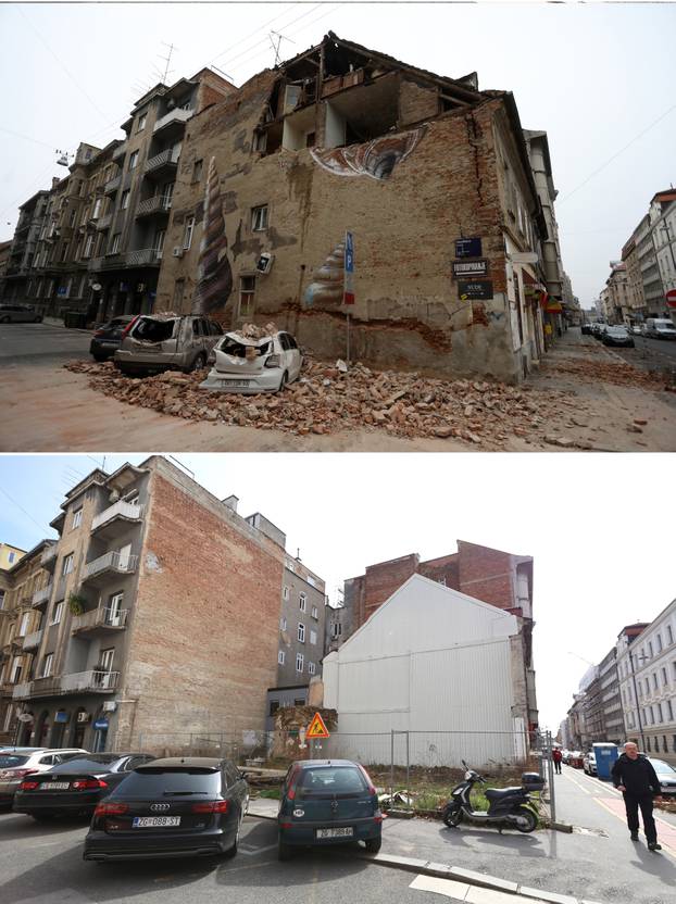 Peta godišnjica potresa: Kako je Zagreb izgledao na dan potresa, a kako izgleda danas