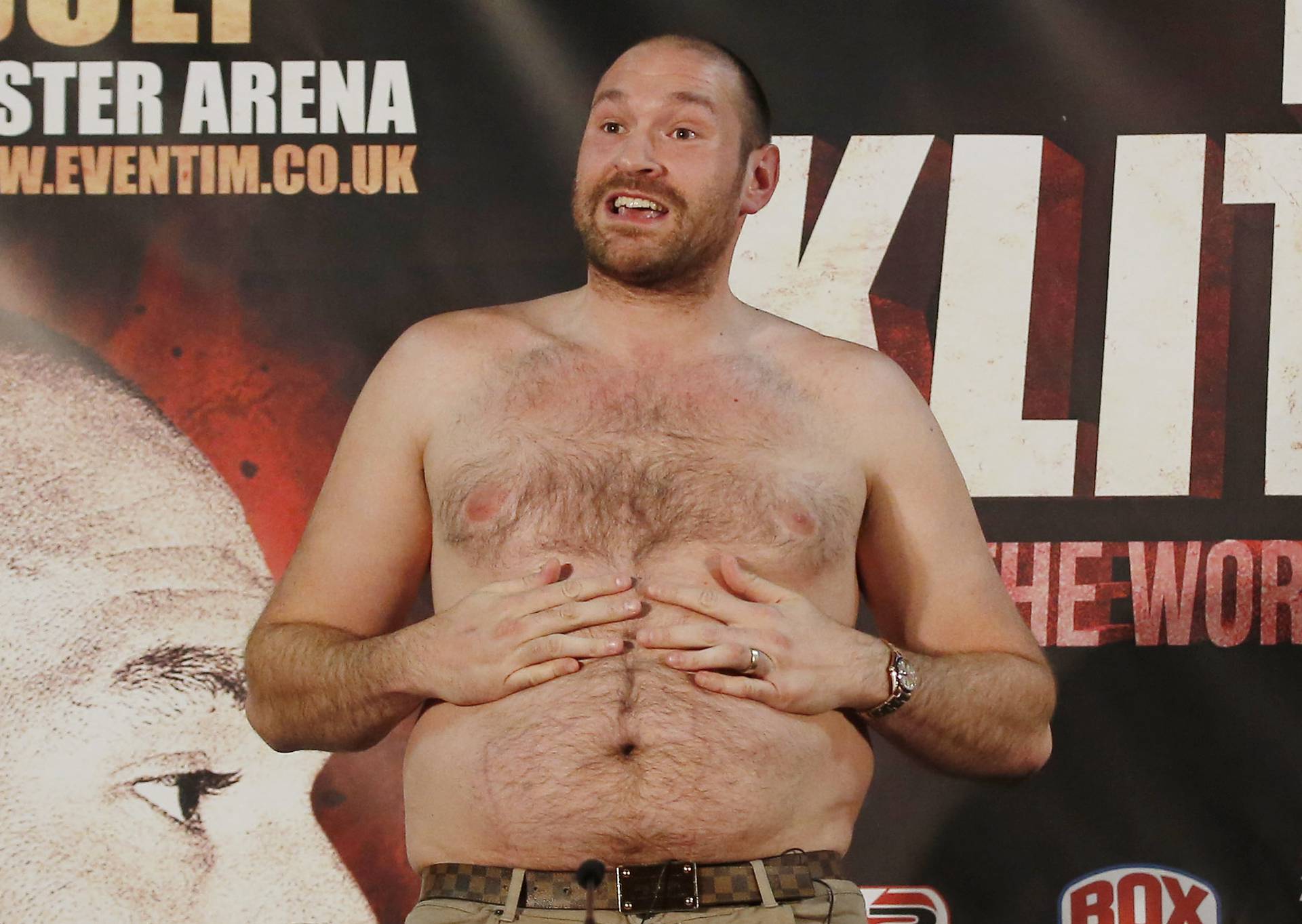 Tyson Fury & Wladimir Klitschko Head-to-Head Press Conference. 