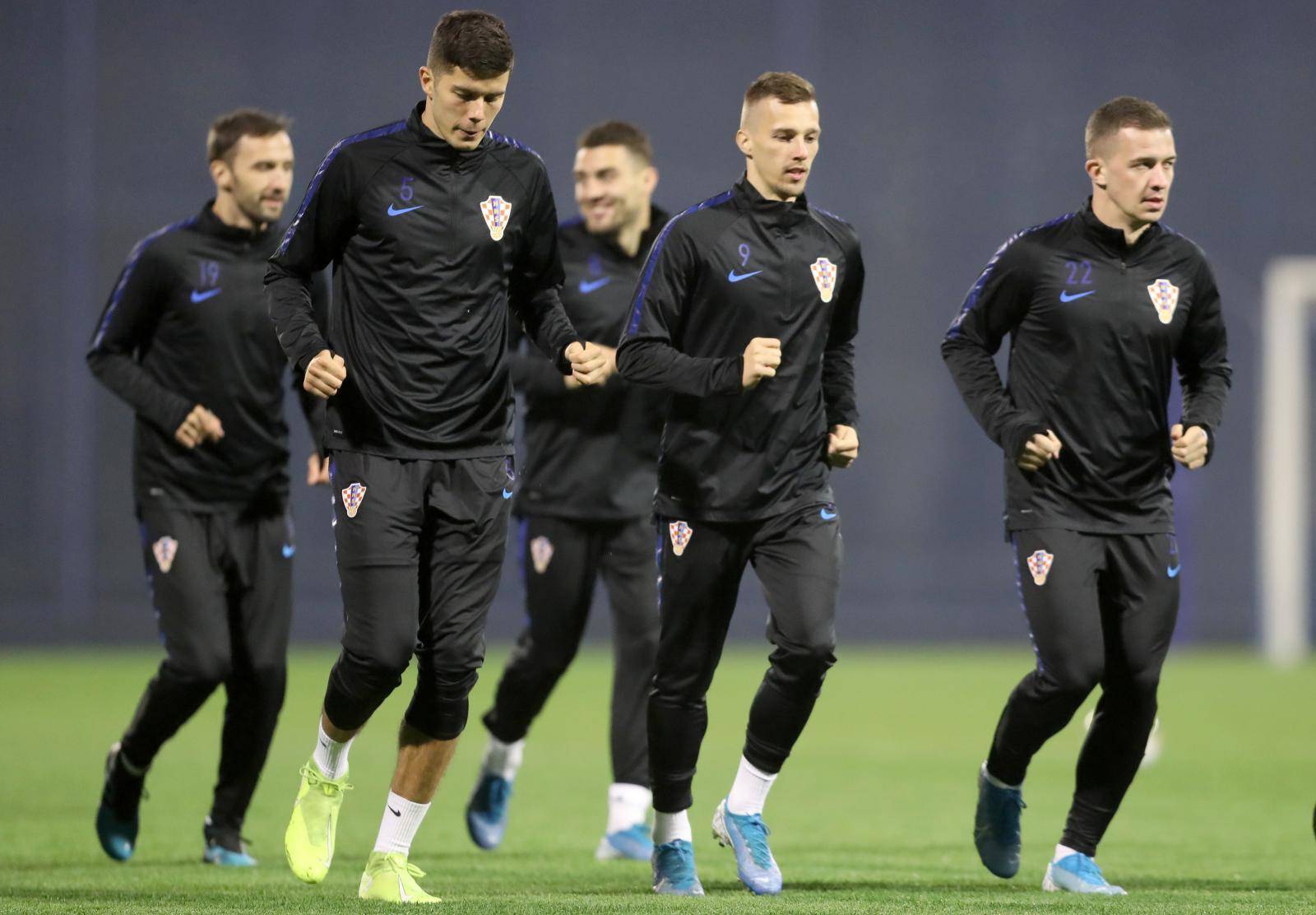 Zagreb: Prvi trening hrvatske reprezentacije uoči utakmice protiv Slovačke