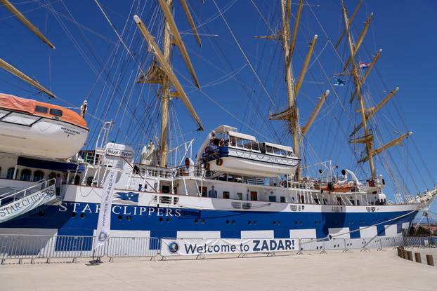 Zadar: Jedrenjak Royal Clipper na Pozdravu suncu