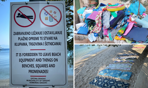 Moj ručnik, moje mjesto u hladu: I ove sezone nastavlja se borba protiv rezervacija plaže