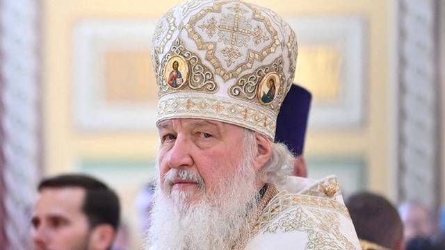 FILE PHOTO: Patriarch Kirill of Moscow and All Russia conducts a service to consecrate a renovated cathedral in Rostov-on-Don