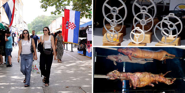 FOTO Sve je spremno za Sinjsku alku: 'Nešto je manje svita zbog kiše, ali grad će živnut popodne'