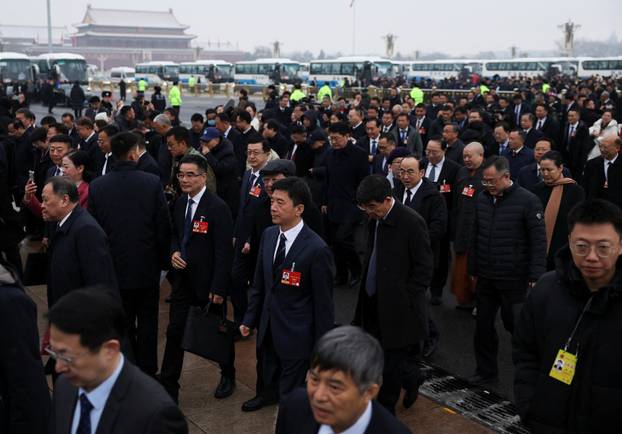 China's NPC opening session at the Great Hall of the People, in Beijing