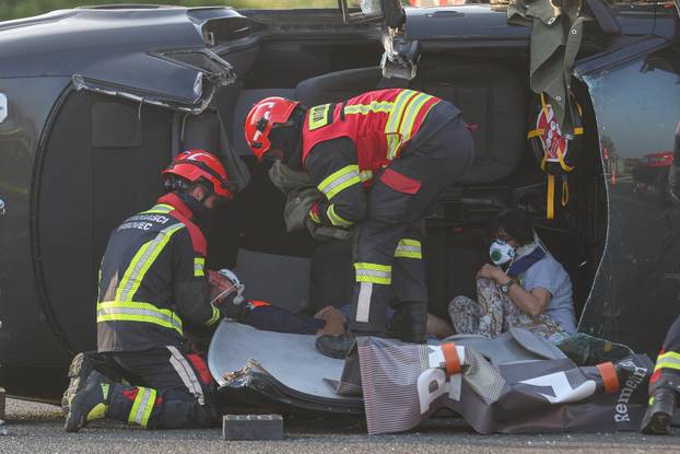 Zagreb: U blizini naplatne postaje Sveta Helena održana je vježba "Sigurnost 25"
