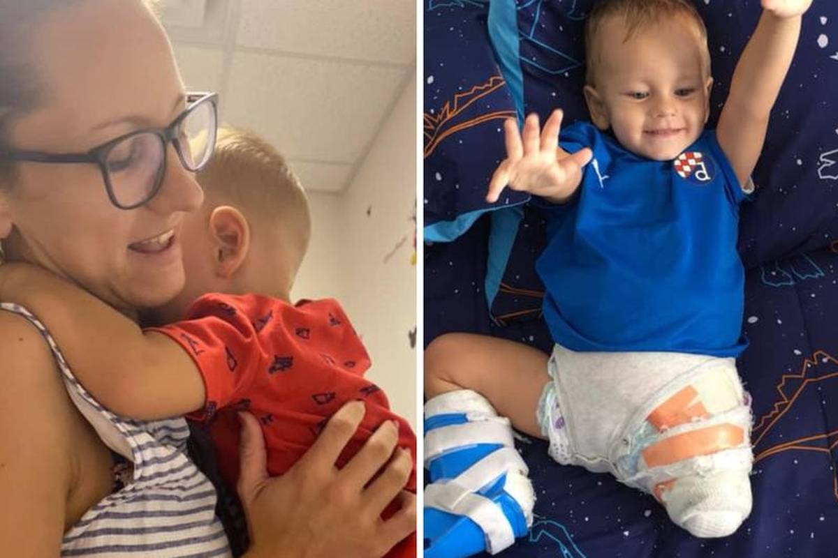 Šimun (2) s mamom je navijao iz Amerike: "Bravo, Dinamo!"