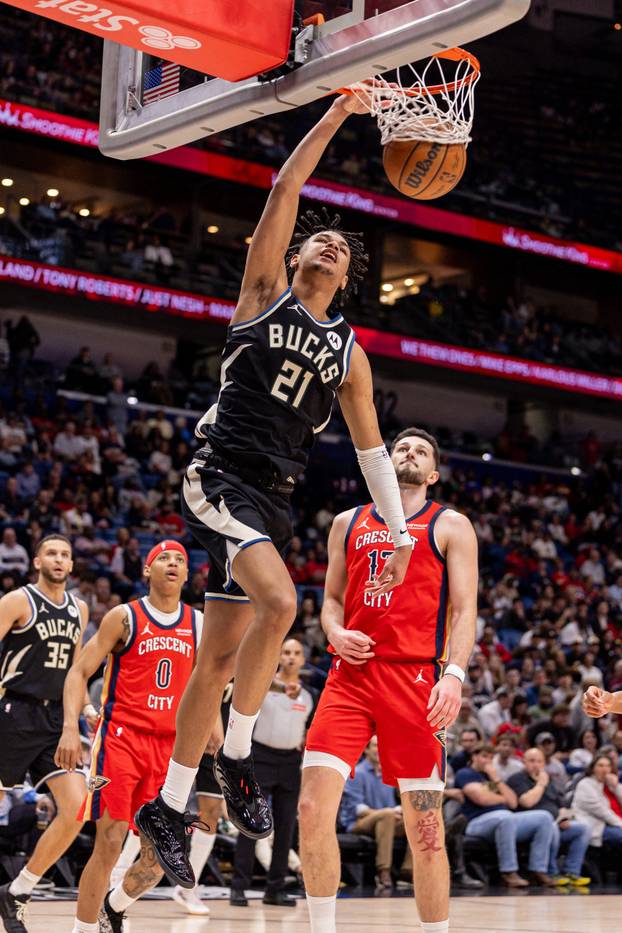 NBA: Milwaukee Bucks at New Orleans Pelicans