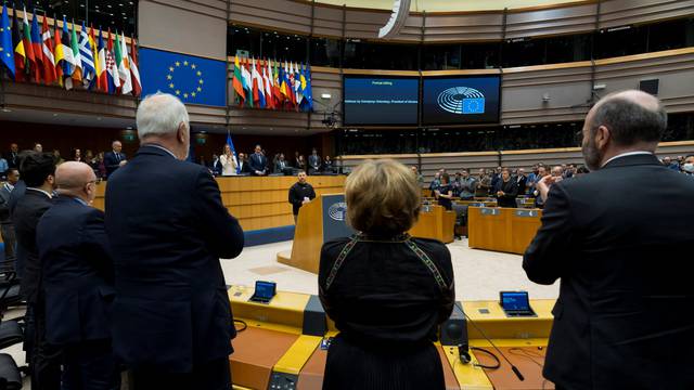 Zelenskiy addresses European Parliament in Brussels