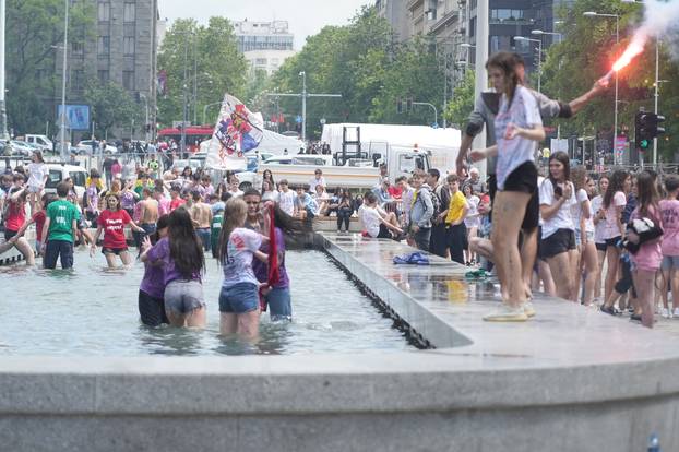 Beogradski maturanti proslavili zadnji dan škole