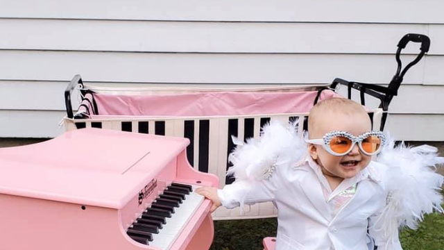 Preslatka curica bit će maleni Elton John za prvi Halloween