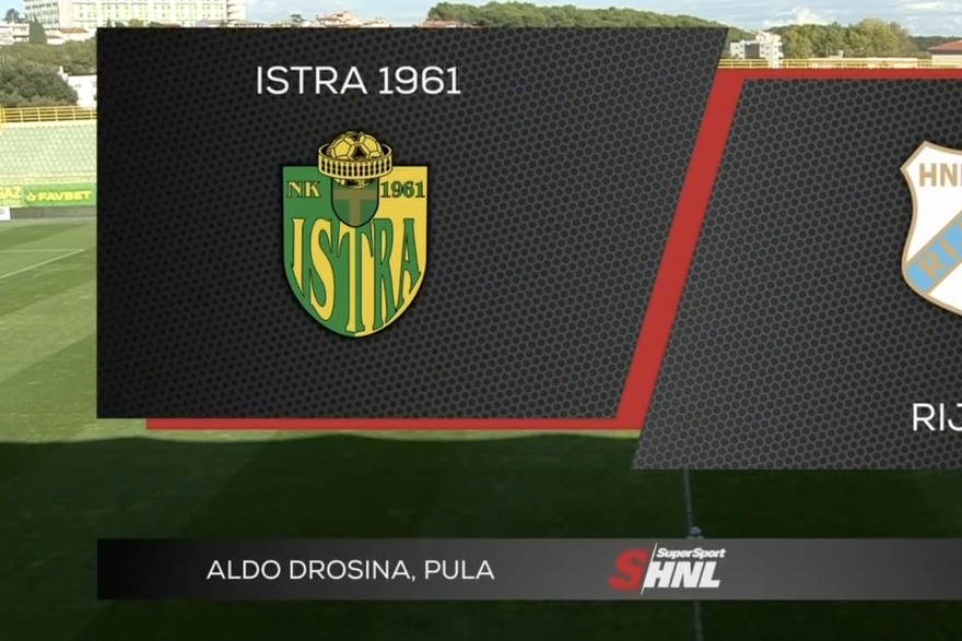 Sažetak utakmice 12. kola SuperSport Hrvatske nogometne lige između NK Istra i NK Rijeka (1:1)