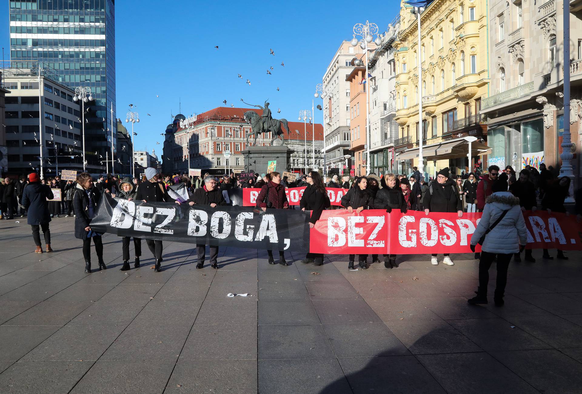 Zagreb: Prosvjed za ženska prava 