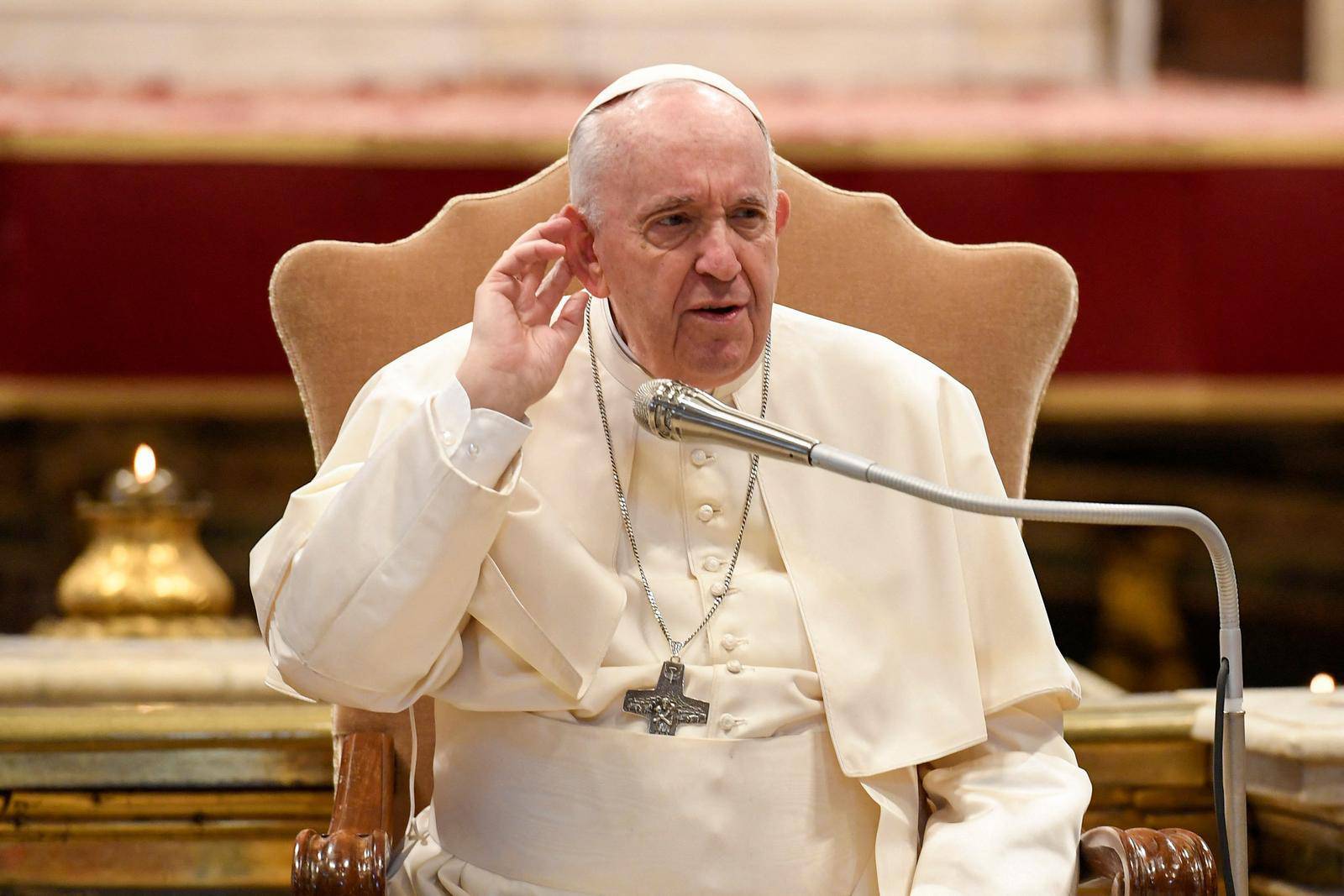 Pope Francis holds weekly audience at the Vatican