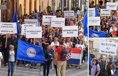 'DORH i Uskok, čekamo vas': Velika prosvjedna povorka radnika Varteksa u Varaždinu