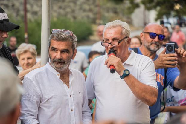 Split: Otkrivanje murala Blaža Sliškovića Bake na Splitskom Mertojaku