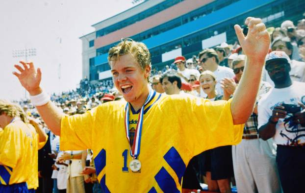 Fotboll, VM94, Semifinal, Sverige - Brasilien