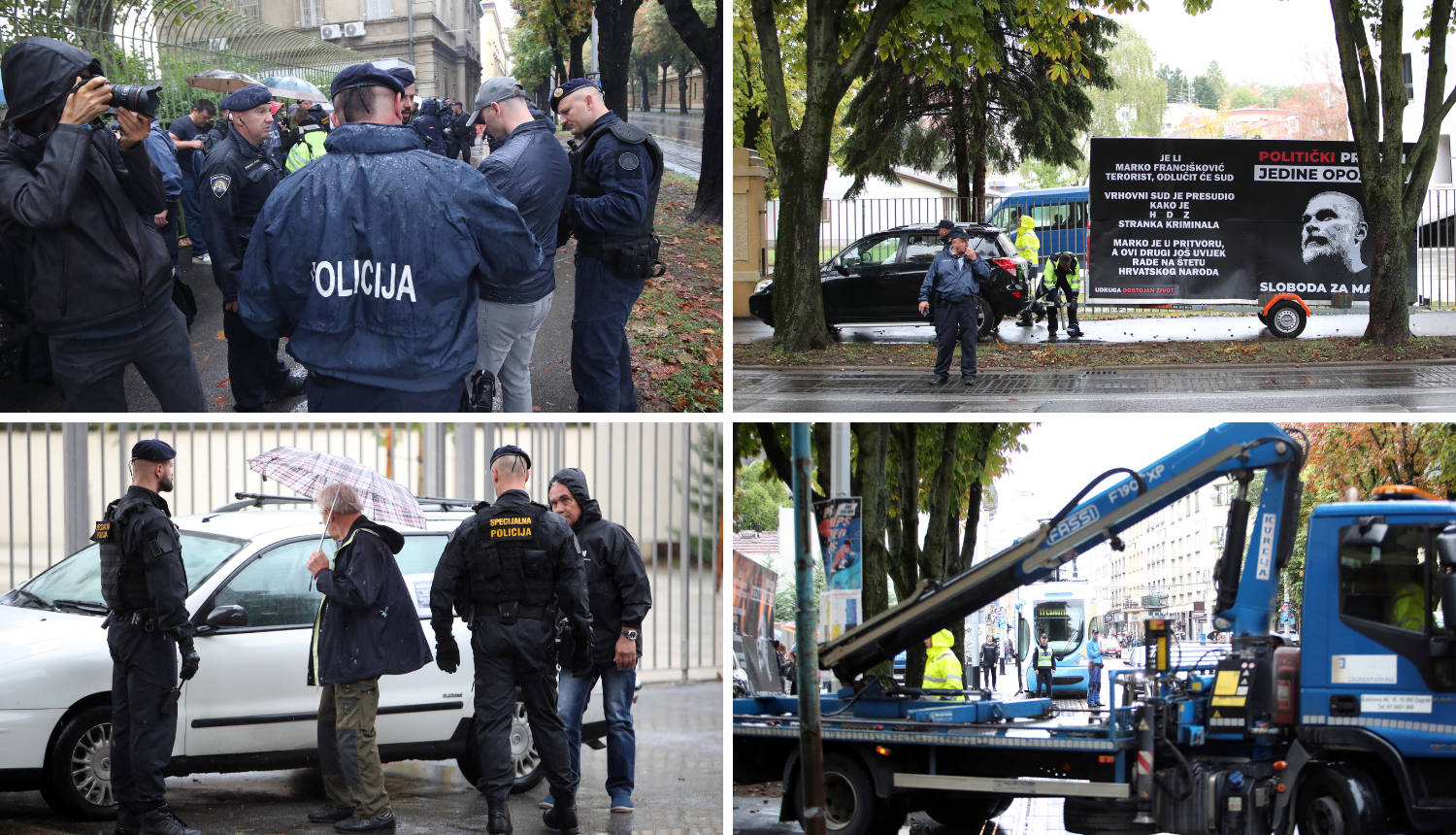 Pred sudom davali podršku optuženom Franciskoviću: Policija uhitila šestero ljudi