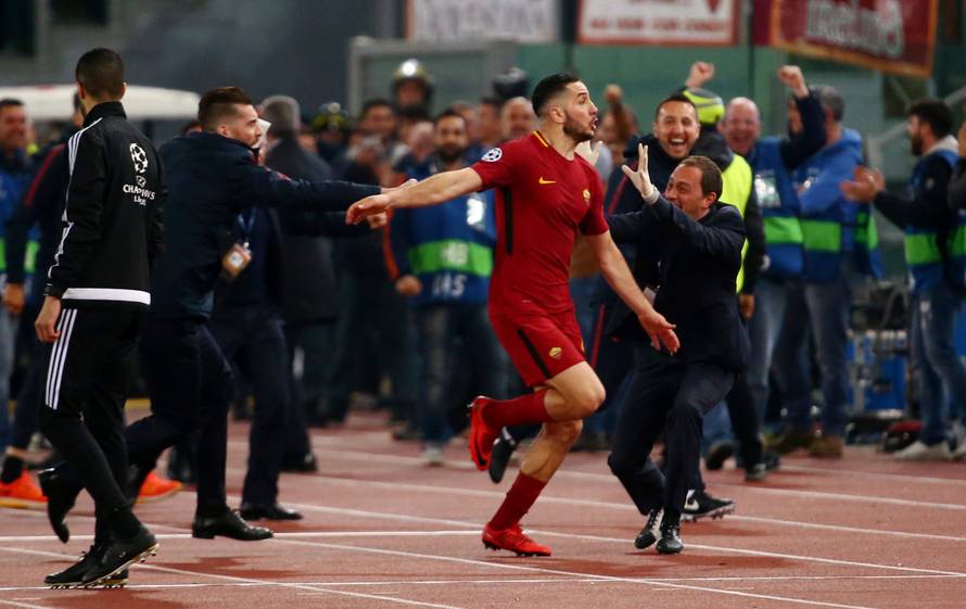 Champions League Quarter Final Second Leg - AS Roma vs FC Barcelona