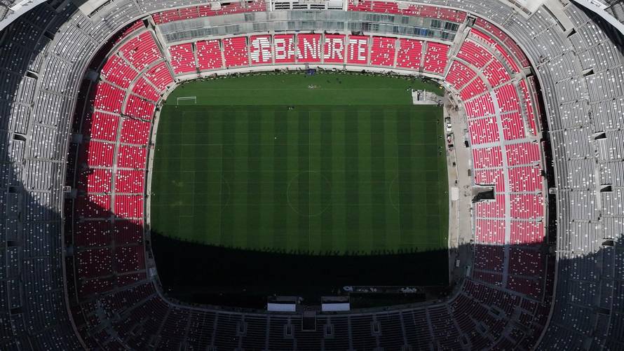 FILE PHOTO: Renovations advance at Azteca Stadium ahead of 2026 World Cup