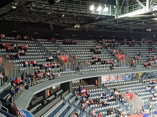 FOTO Ovako je Arena Zagreb izgledala utakmicu prije drugog nastupa Hrvatske na SP-u
