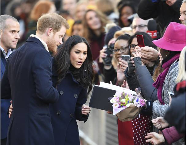 Prince Harry and Meghan Markle Nottingham