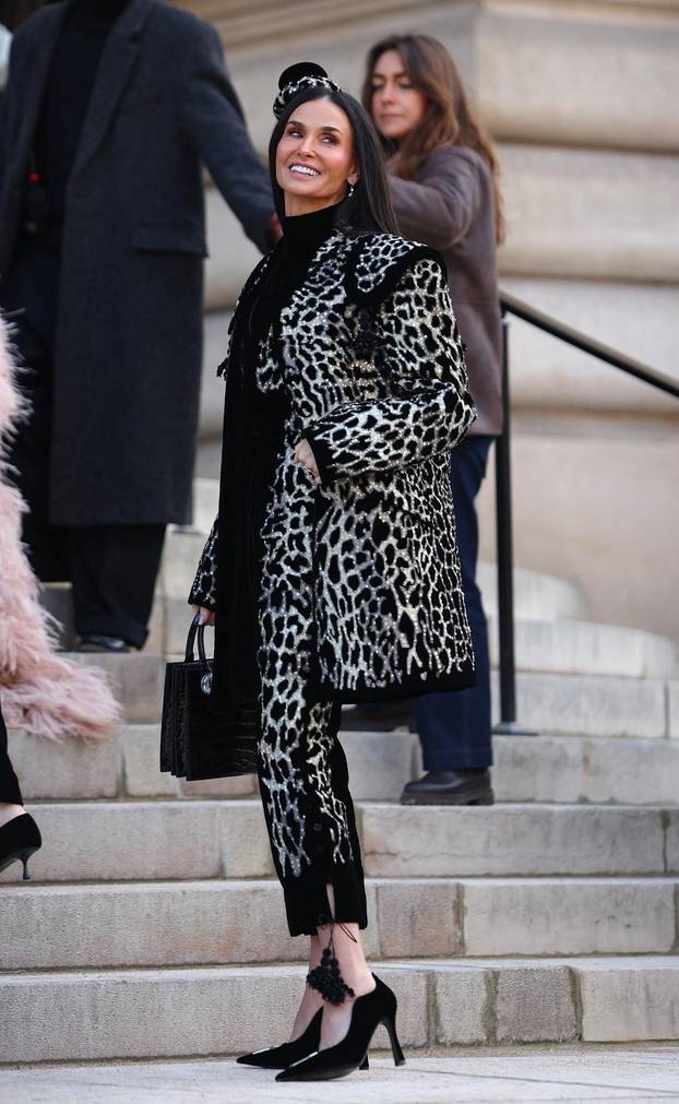 Guests at Schiaparelli Haute Couture Spring/Summer 2026 show in Paris