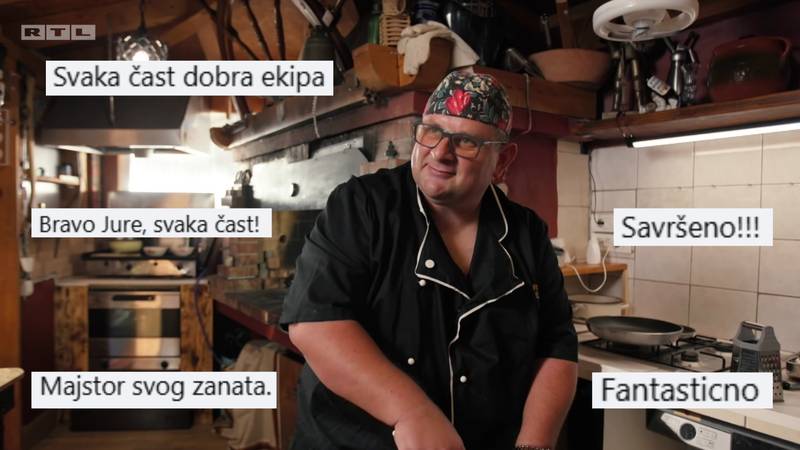 Gledatelji 'Večere za 5' složili se s ocjenama koje je dobio kuhar Jurica: 'Majstor svog zanata'