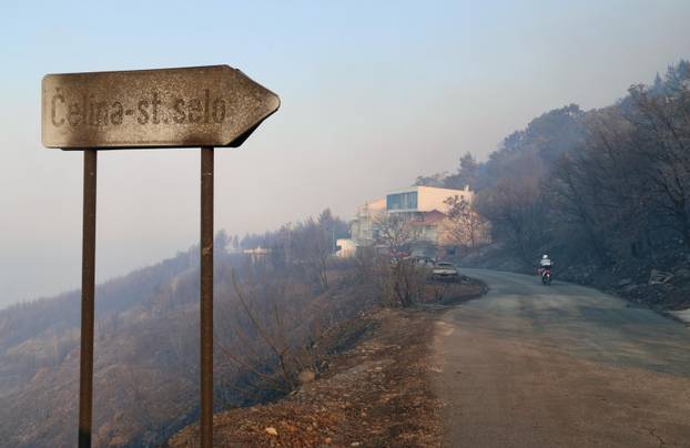 Posljedice požara kod Omiša
