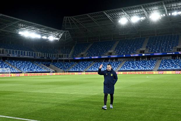 Bratislava: Nenad Bjelica i Sandro Kulenović na konferenciji za medije uoči utakmice protiv Slovana