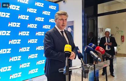 VIDEO Plenković: 'Ostajemo na deset izbornih jedinica koje će izabrati po 14 zastupnika'