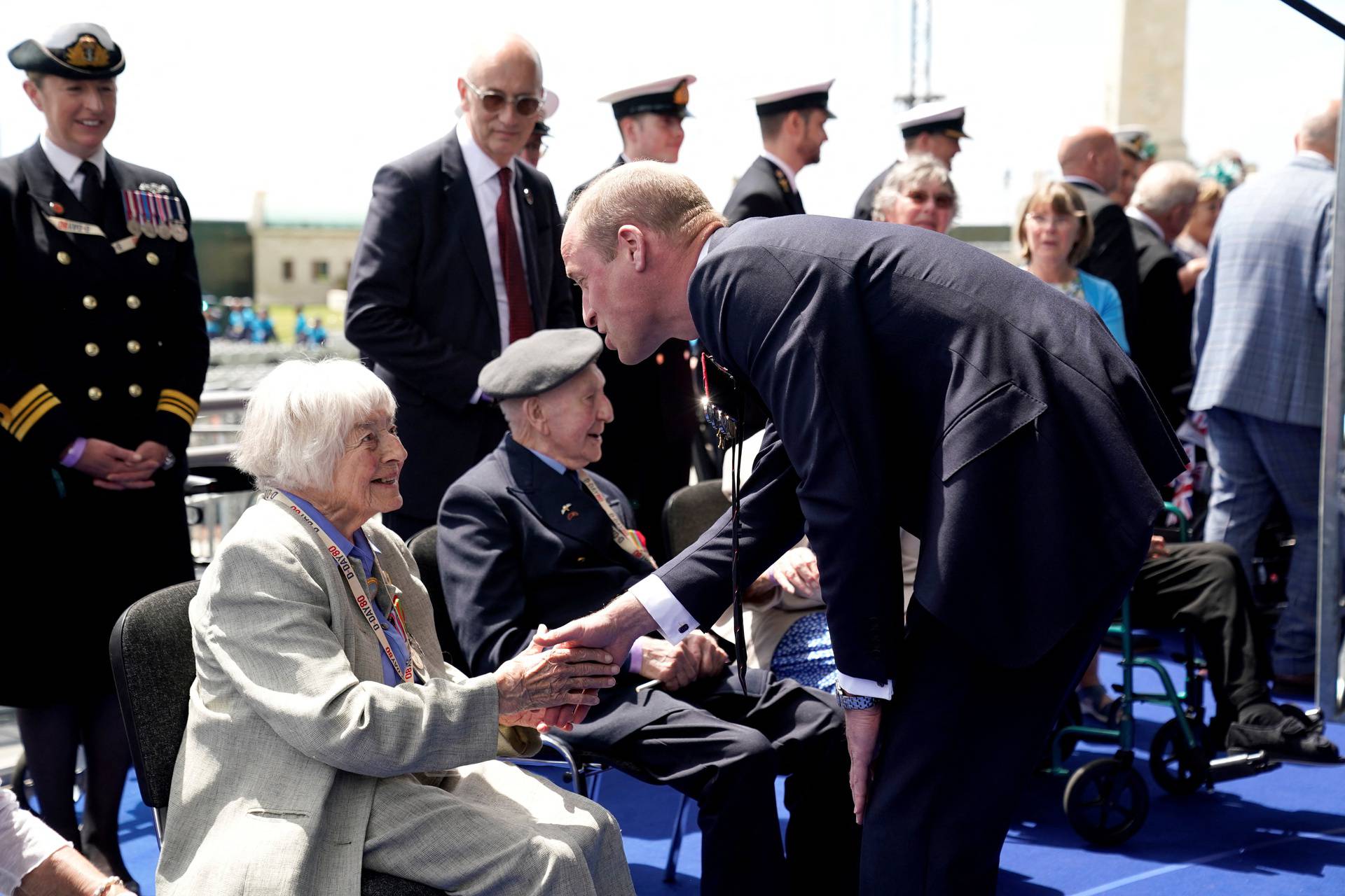 Commemorative event for the 80th anniversary of D-Day, in Portsmouth